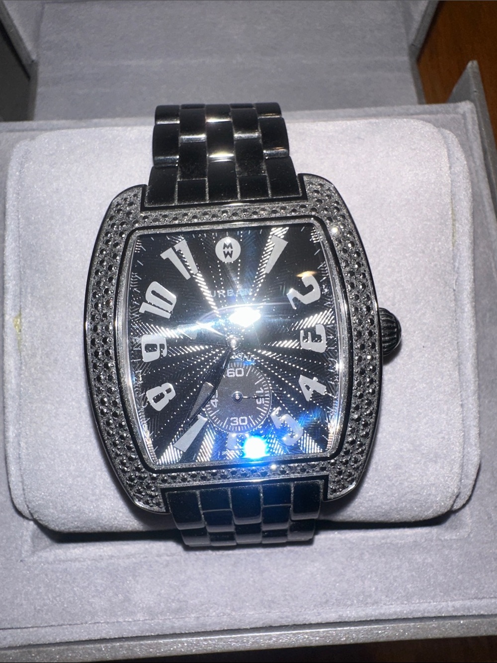 MICHELE
Urban Noir Ladies Watch black set with black diamonds